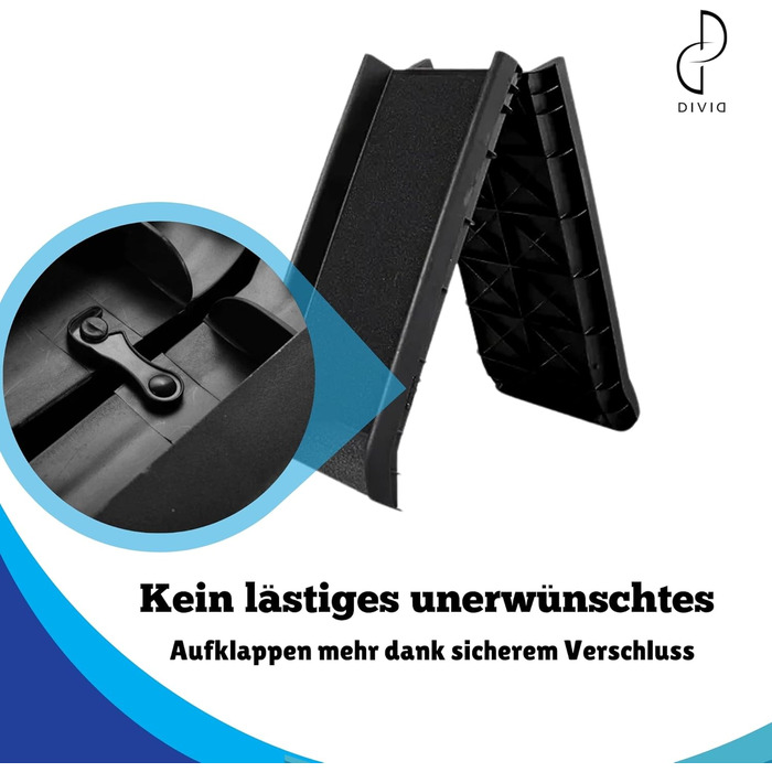 DIVID® Рампа для собак, складана, для автомобіля, до 90 кг, неслизька, для собак та котів