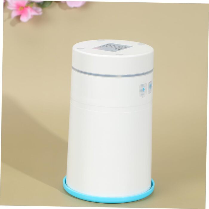 Машина для миття лап домашніх тварин BESPORTBLE з USB-зарядкою, автоматичний силіконовий очищувач для лап собак, ротаційна масажна функція, блакитний та білий, для чистих та здорових лап