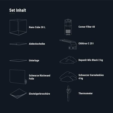 Dennerle Nano Cube Complete 30 л – комплект міні-акваріуму