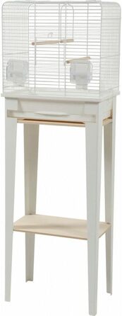 Клітка для гризунів Zolux ZO-104180BLC, меблевий дизайн, розмір S, 38x24,5x113 см, біла