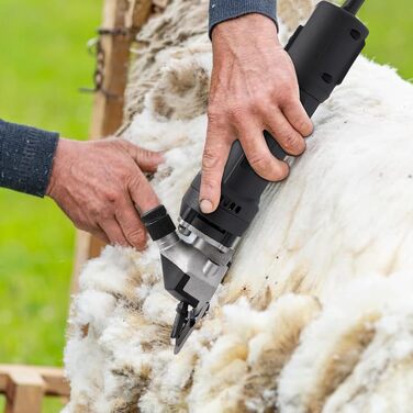 Електрична машинка для стрижки собак з регулюванням швидкості та металевим гребінцем, 6 швидкостей. Ідеальна для густого та кучерявого хутра.