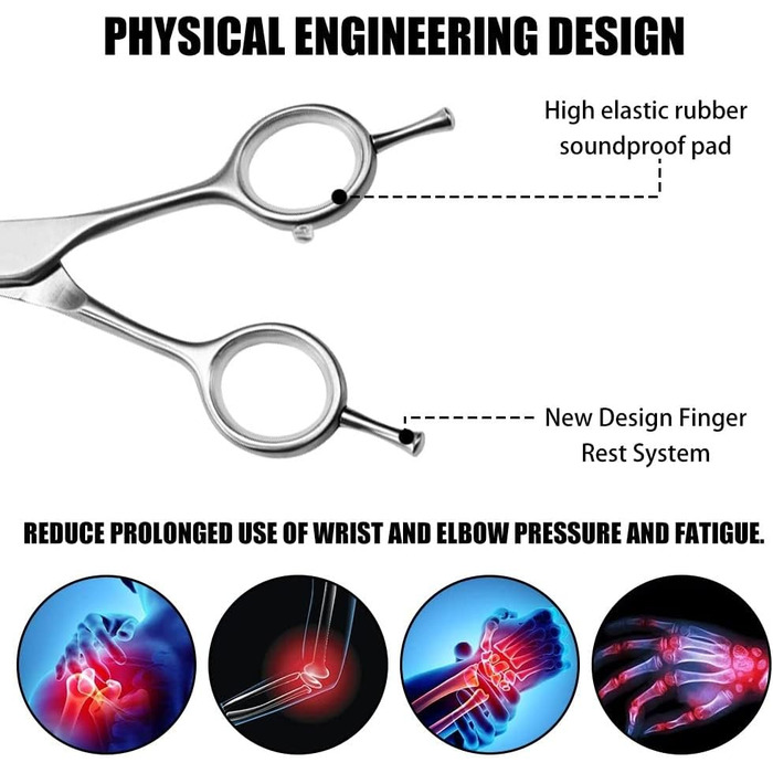 Ножиці для грумінгу собак та котів DONGKER, 7 дюймів, нержавіюча сталь