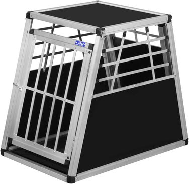 Транспортний бокс для собак Transportbox N4, алюміній, 82x50x69.5 см, з аварійним виходом