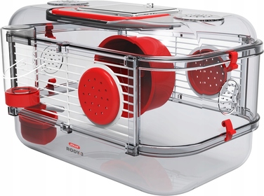 Клітка для хом'яка Zolux RODY3 MINI, червона