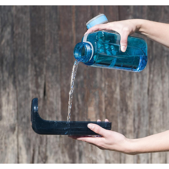 Пляшка для води OllyDog OllyBottle 600 мл, для тварин, синя