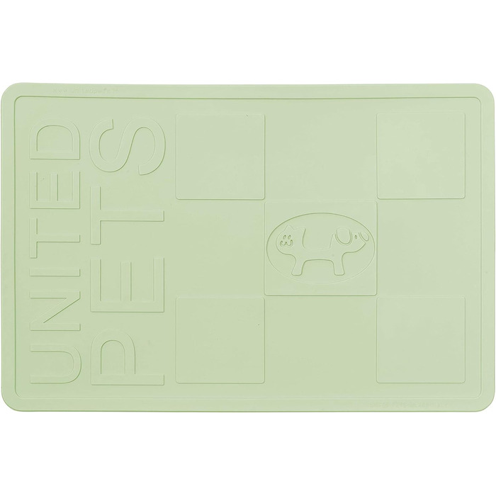 Підкладка під миску для собак та котів Mustafà Design, Італія, антиковзаюча, сіра, розмір M