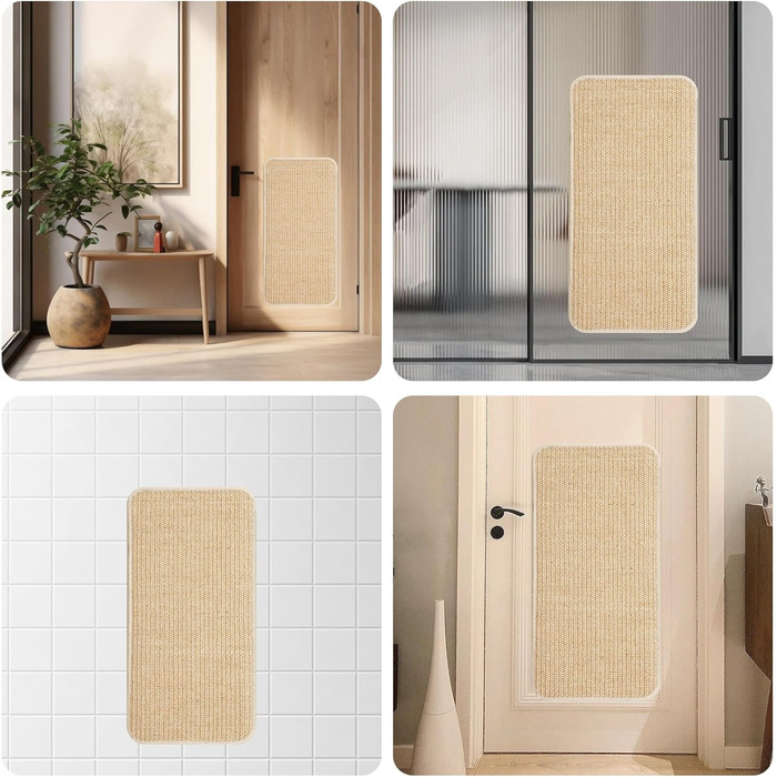 Килимок для котів з сизалю, 3 шт. 50x25 см - захист від подряпин меблів