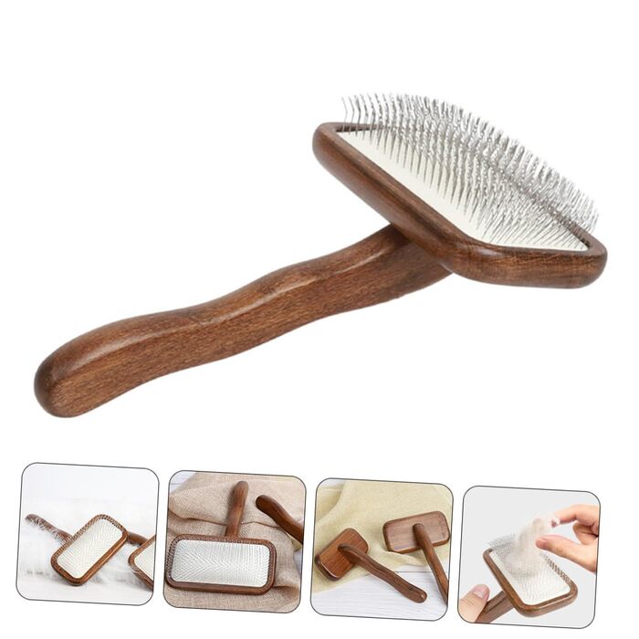 Гребінець для котів та собак VICASKY з масажною функцією: м'який догляд за шерстю, видалення відмерлого волосся, легкий та портативний