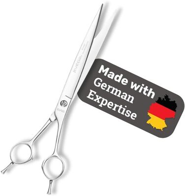 Професійна фреза для собак EHASO 25 см | Пряма фреза Halm | Високоякісні собачі фрези з Золінген