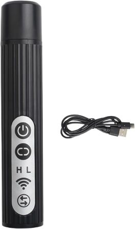 Шліфувальник для собачих кігтів | 3-ступеневий акумуляторний портативний LED | Шліфувальник для лапок, інструмент для собак - для дорослих, сім'ї, друзів, жінок та чоловіків, чорний