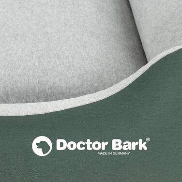 Крісло-лежанка для собак Doctor Bark GreenLabel XL (110x85 см) - Зелене, миється, з м'якого флусу