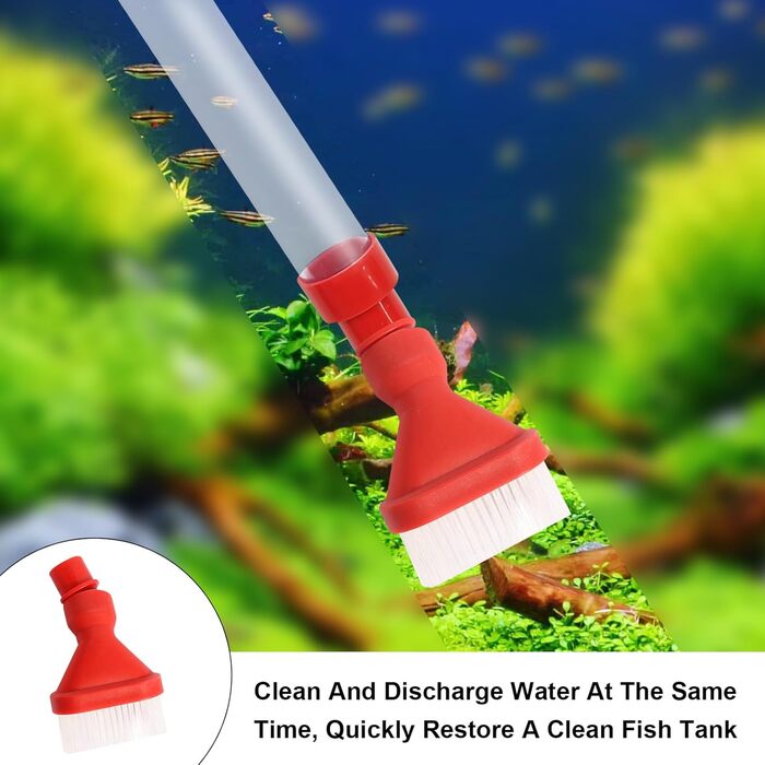 Набір для чищення акваріума GOSHIES 4-в-1: пилосос, фільтр, відсмоктувач ґрунту, набір для підміни води