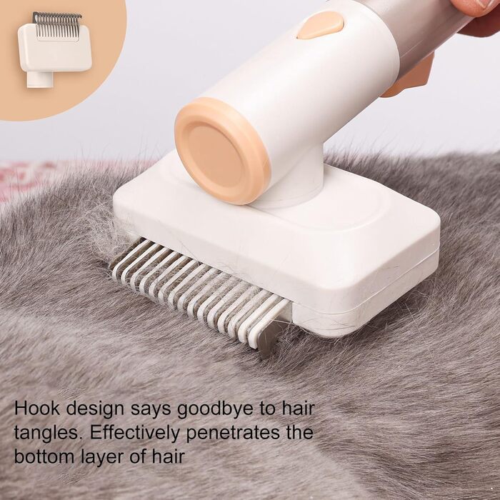 Щітка для грумінгу котів та собак - багатофункціональна щітка для вичісування шерсті, багаторазова, інструмент для догляду за тваринами