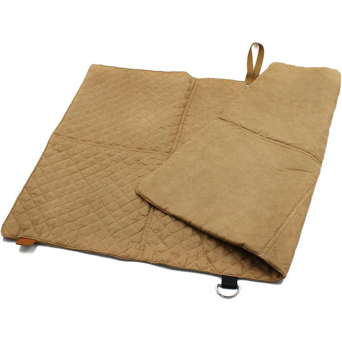 Килимок для собак Paws&Co: складний, портативний, 100x65 см (L, Коричневий)