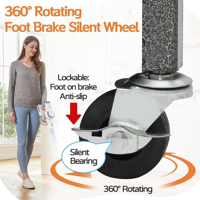 Клітка для собак для дому, ґратчаста клітка-бокс з подвійними дверцятами для великих та середніх собак, клітка для собак у квартиру з знімним піддоном та 2 замикаючими колесами, 79x54x73 см