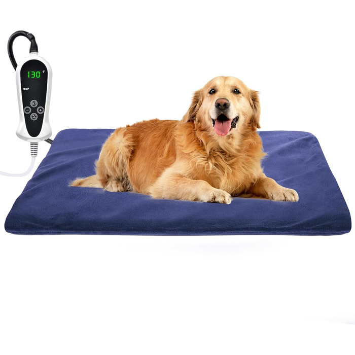 Електричний килимок для собак та котів RIOGOO, 55x45 см, з автовимкненням