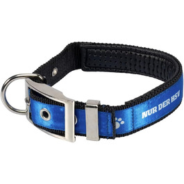 Нашийник для собак HSV, блакитний, розмір Medium/Large, 30-45 см