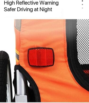 PRUJOY Причіп для собак 2-в-1 з трьома колесами, великий причіп для собак, дитяча коляска та джогер з амортизаторами, стійкий до перекидання (Grizzle)