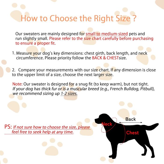 Вовняний пуловер для собак з коміром-стійкою, теплий та м'який, червоний, розмір M 12' (8', візерунок 