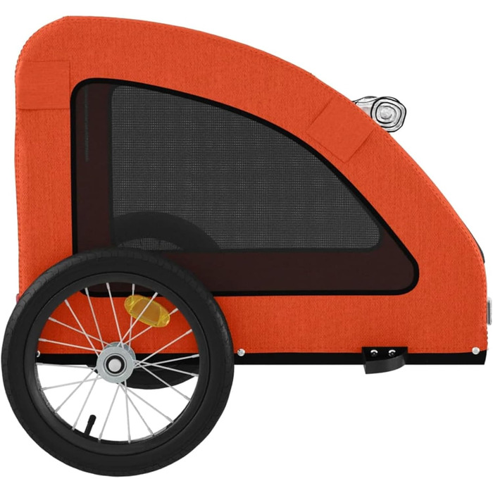 Трансформер для собак з металевим каркасом, Oxford-тканина, PVC-дах, вантажопідйомність до 45 кг, Оранжевий, Model93956