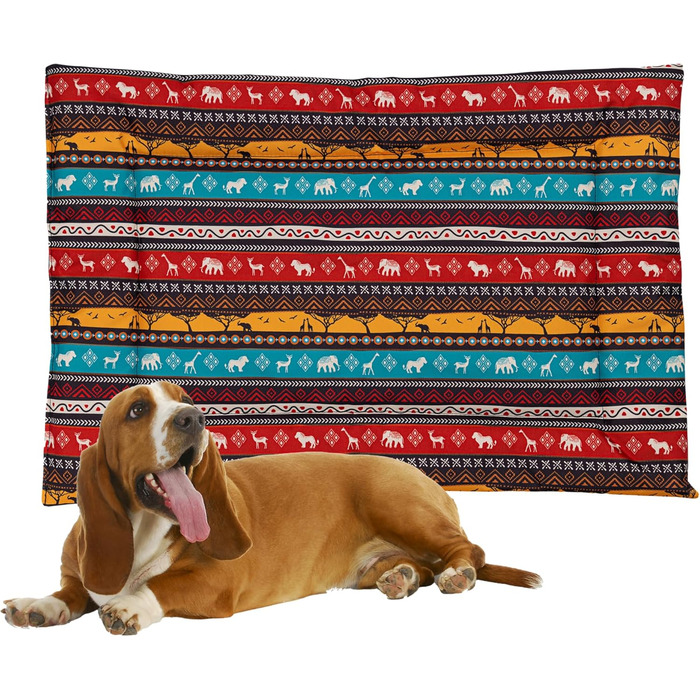 Підстилка для переноски Kalahari від Downtown Pet Supply, 73,7 x 50,8 см, водонепроникна, Ripstop Nylon, можна прати в машині, розмір M, L 74 x 51 x 51 см