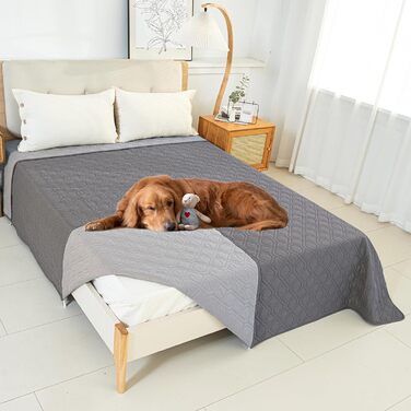 Водонепроникний килимок для собак Gekufa - двосторонній, 137x208 см, 5 шарів, для ліжка, дивана, авто