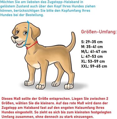 Шкільний нашийник для собак з зупиркою, з м'якої шкіри Nappa, розмір XXL, колір Cognac-Hazelnut