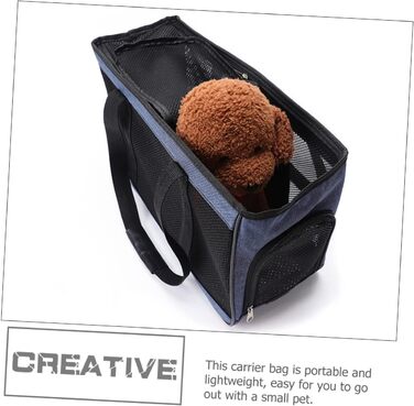 Транспортна сумка для кота/собаки Yardwe: дихаюча, з Oxford тканини, складана, з плечовим ремінцем