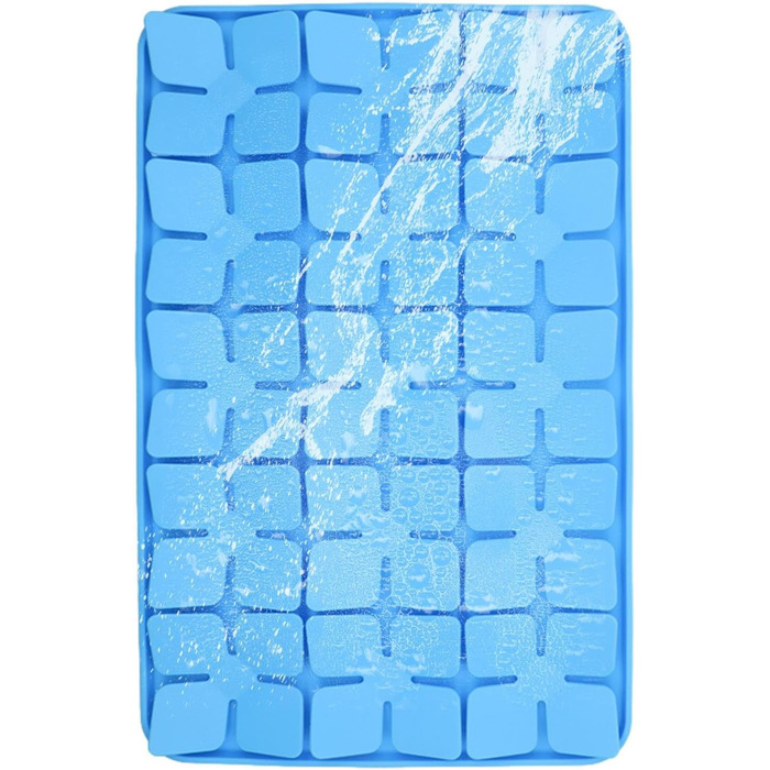 Килимок для котів та собак, силіконовий, антиковзкий, slow feeder для годування, блакитний