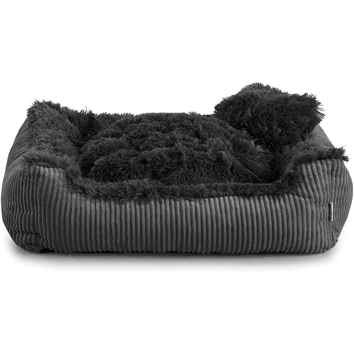 Gutekissen® Лежанка для собак Шерстяна, Маленькі породи - Зручна, Можливість вибору кольору та розміру (XXL - 110x90, Чорний) XXL Чорний