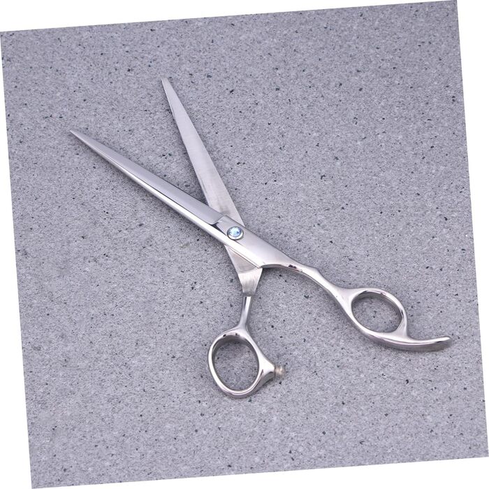 Ножиці для грумінгу собак та котів, безпечні, ергономічні, срібні. Розмір 1