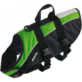 Спасальний жилет для собак Baltic Mascot зелений/чорний (Mod. 0431), розмір 08-15 кг