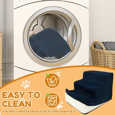 Сходинка для собак Haustiertreppe: 3 сходинки, 27 см, з неслизьким покриттям, для маленьких собак, котів, на ліжко, диван, авто