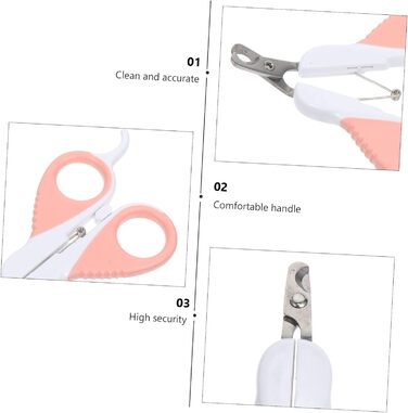 Професійний триммер для обрізання кігтів домашніх тварин BESPORTBLE (2 шт.) - для собак та котів