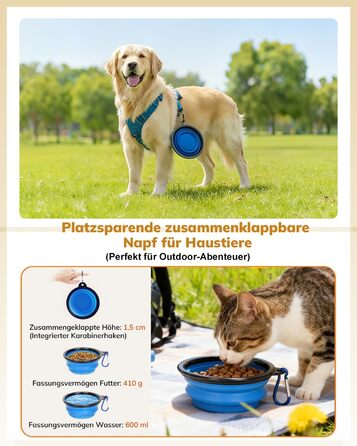 Транспортна переноска для котів та цуценят Morpilot до 7 кг, переноска для тварин з безпечними застібками, складна миска, підходить для візитів до ветеринара, авто та літака