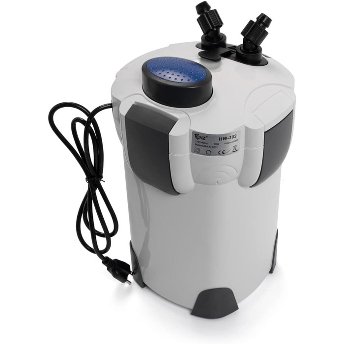 Фільтр для акваріума CNZ HW-302 1000 л/год з медіа-набором