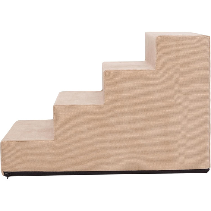 Сходинки для тварин Huastiertreppe: допомога у підйомі для собак та котів, 4 сходинки, 40x60x40 см, Бежевий Savoy