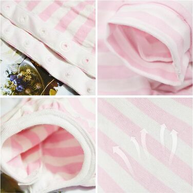 Тільце для собак після операції Kukaster: захист ран, для собак після кастрації, з отворами для лап, для собак з алергією, випаданням шерсті, після грумінгу, рожево-білий колір, розмір S