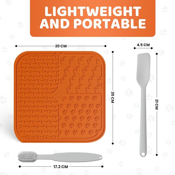 Лежанка-іграшка для собак з присоскою, розчищувачем та щіткою. Антистрес, антиковзаюча, стимулююча, легко миється.