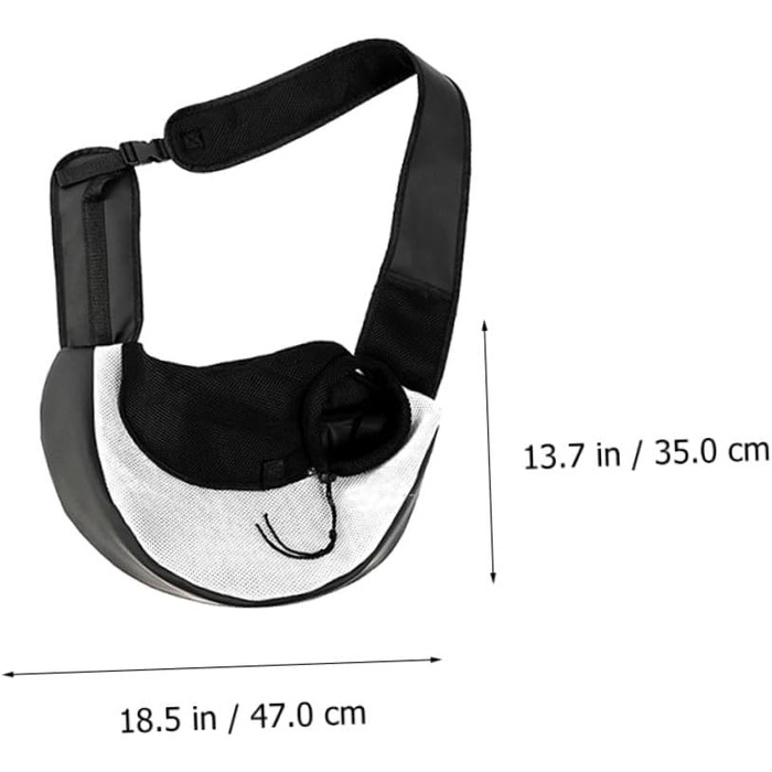Переноска для котів та маленьких собак PENIKOKO, складана, з сіткою, велика місткість, міцна, поліестер/ПВХ