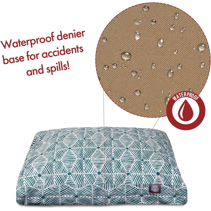 Ліжко для собак Majestic Pet Charlie Salmon, велике, прямокутне