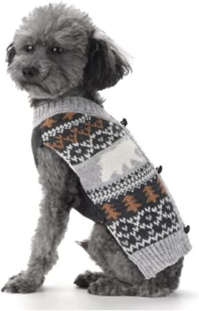 Пуловер для собак на Новий Рік: теплий світер для цуценят та собак середніх розмірів (XXL, Ейсбер)