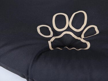 Крісло-лежанка для собак Hobbydog R6PODGRA3, 75x58 см, чорний колір