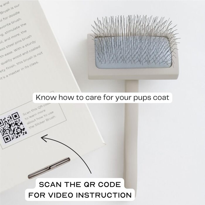 Пупел Преміум щітка для грумінгу собак