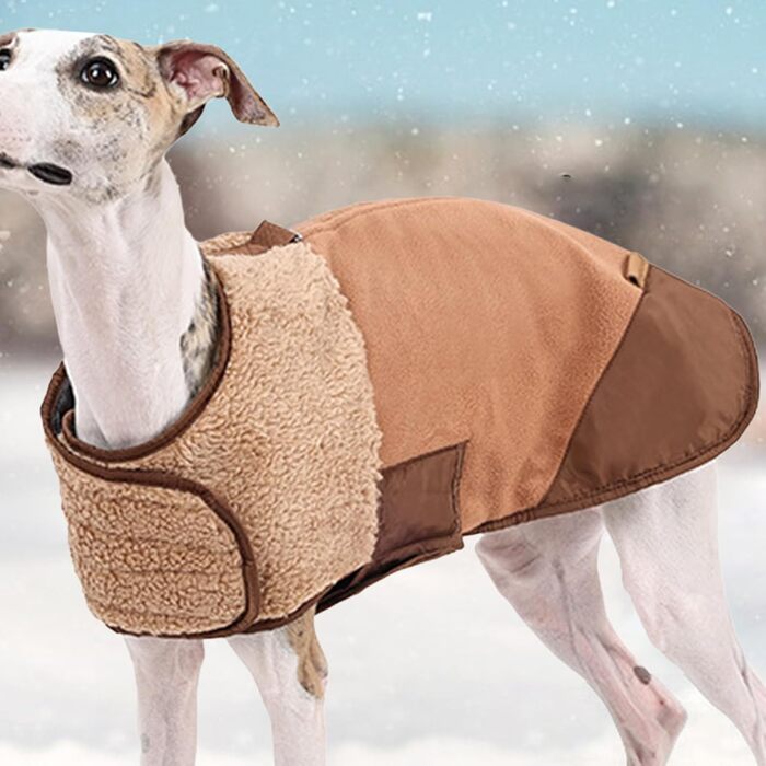 Зимовий теплий пуховик для собак, регульований, для цуценят та дорослих собак, підходить для носіння в приміщенні та на вулиці