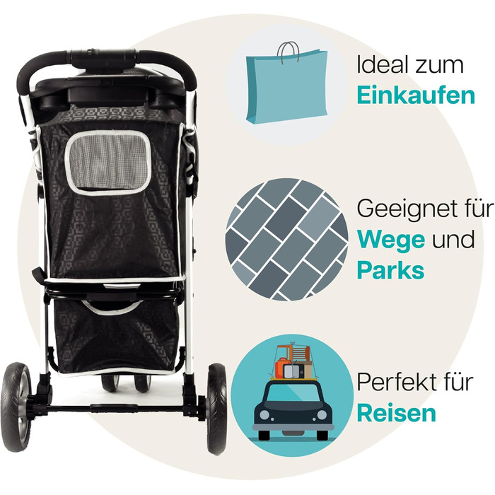 Захист від дощу та вітру для дитячого візка Innopet Monaco, сітчасте вітрозахисне скло без блискавки