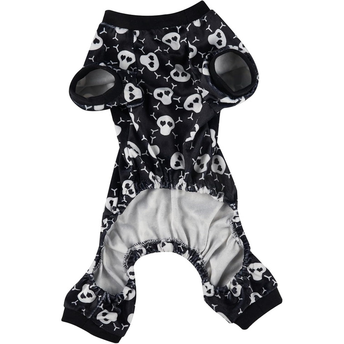 Піжама для собак з принтом черепа на Halloween, розмір XL, білий, 58.4 см