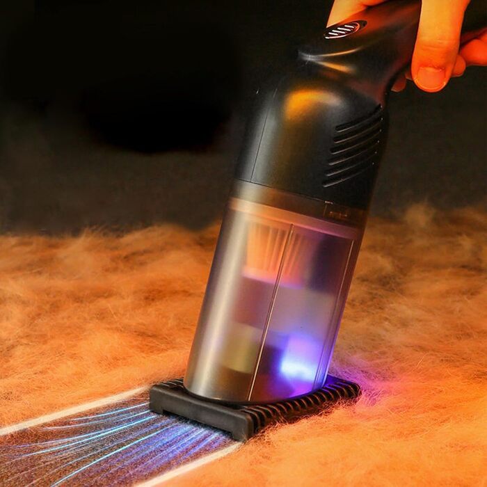 Бездротовий пилосос для шерсті тварин (котів та собак), знімач шерсті, багатофункціональний інструмент для прибирання, зелений (чорний)