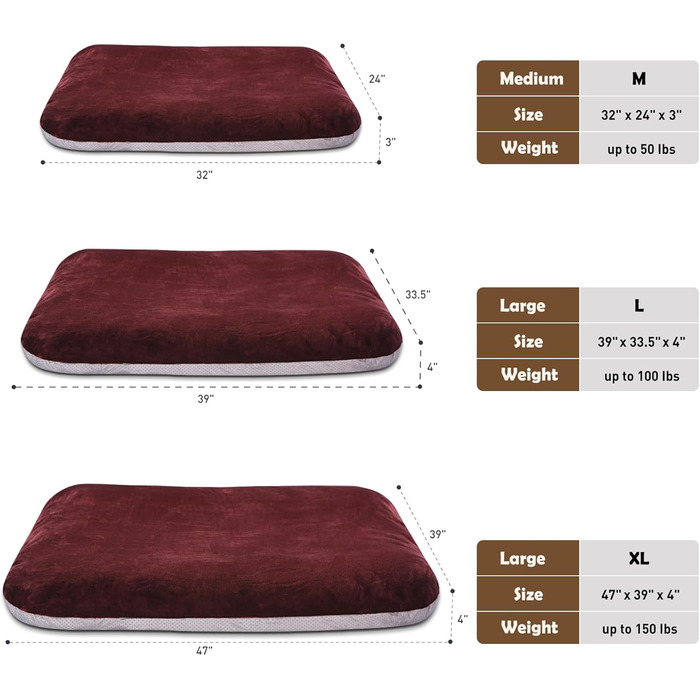 Ортопедичне ліжко для собак Magic Dog Superweiches XL, 119x79 см, темно-сірий, знімний чохол