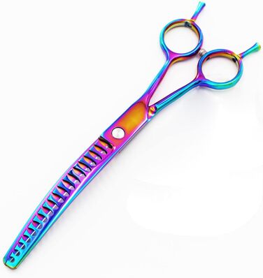 Професійна вигнута ножиці Чанкер для грумінгу собак та котів, 6,5 дюймів